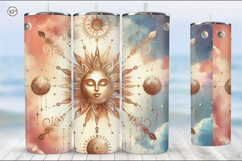 Celestial Tumbler Sublimation, 20 oz Tumbler Wrap Product Image 4