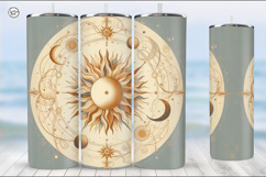 Celestial Tumbler Sublimation, 20 oz Tumbler Wrap Product Image 5