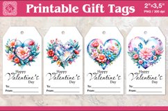 Valentines Gift Tags | PNG Sublimation Product Image 1