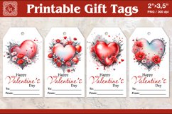 Valentines Gift Tags | PNG Sublimation Product Image 1