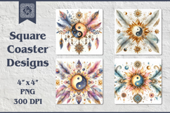 Balance Coaster Sublimation, PNG Product Image 1