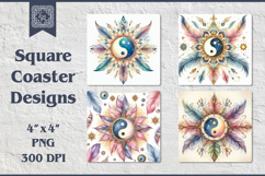 Balance Coaster Sublimation, PNG Product Image 1
