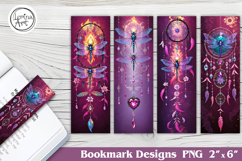 Dragonfly Printable Bookmark 4 PNG Product Image 1
