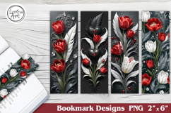 Valentine Printable Bookmark 4 PNG Product Image 1
