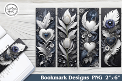 Valentine Printable Bookmark 4 PNG Product Image 1