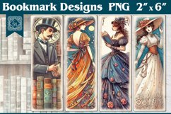 Books Printable Bookmark 4 PNG Product Image 1