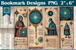 Vintage Magic Printable Bookmark 4 PNG Product Image 1