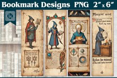 Vintage Magic Printable Bookmark 4 PNG Product Image 1