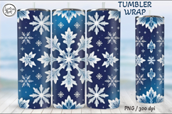 Christmas Seamless Tumbler Wrap 20 oz Product Image 3