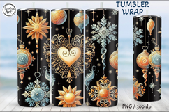 Christmas Tumbler Wrap 20 oz Product Image 3