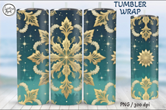 Christmas Seamless Tumbler Wrap 20 oz Product Image 5