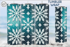 Christmas Seamless Tumbler Wrap 20 oz Product Image 2