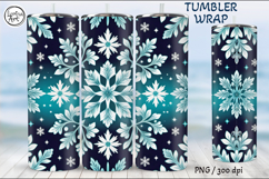 Christmas Seamless Tumbler Wrap 20 oz Product Image 3