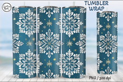 Christmas Seamless Tumbler Wrap 20 oz Product Image 5
