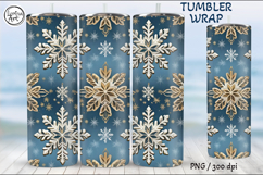 Christmas Seamless Tumbler Wrap 20 oz Product Image 2