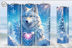 4 Wolf Tumbler Wrap Sublimation, 20 oz Product Image 2