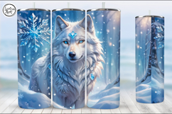 4 Wolf Tumbler Wrap Sublimation, 20 oz Product Image 3