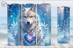 4 Wolf Tumbler Wrap Sublimation, 20 oz Product Image 5
