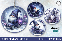 Christmas Decor | Cozy Gnome| PNG Sublimation Product Image 1