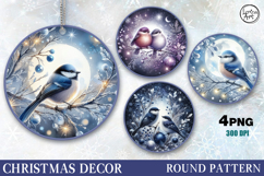 Christmas Decor | Cozy Bird| PNG Sublimation Product Image 1