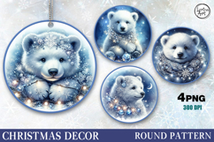 Christmas Decor | Cute Bear | PNG Sublimation Product Image 1
