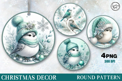 Christmas Decor | Cozy Bird| PNG Sublimation Product Image 1