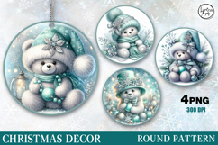 Christmas Decor | Cozy Teddy| PNG Sublimation Product Image 1