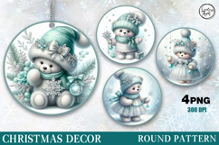 Christmas Decor | Cozy Teddy| PNG Sublimation Product Image 1