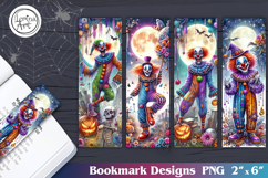 Whimsical Halloween Printable Bookmark 4 PNG Product Image 1