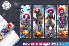Whimsical Halloween Printable Bookmark 4 PNG Product Image 1
