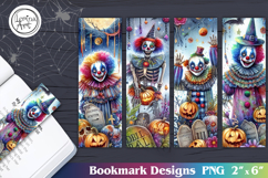 Whimsical Halloween Printable Bookmark 4 PNG Product Image 1