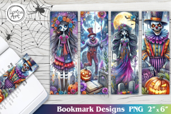 Whimsical Halloween Printable Bookmark 4 PNG Product Image 1