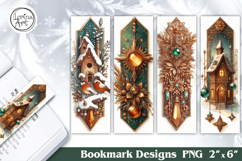 Christmas Printable Bookmark 4 PNG Product Image 1