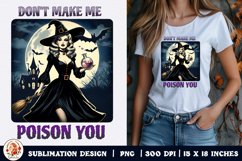 Halloween Witch Sublimation,Retro Halloween,Witch Sublimatio Product Image 1