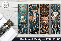 Animal &amp; Dream Catcher Printable Bookmark 4 PNG Product Image 1