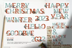 Winter alphabet with animals and houses Product Image 2