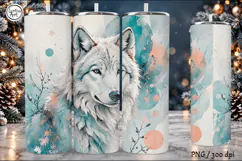 4 Wolf Tumbler Wrap Sublimation, 20 oz Product Image 4