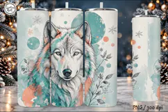 4 Wolf Tumbler Wrap Sublimation, 20 oz Product Image 5