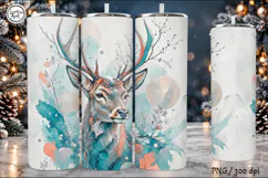 Animal Tumbler Wraps | Rabbit Elephant Deer Giraffe PNG Product Image 3