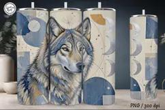 4 Wolf Tumbler Wrap Sublimation, 20 oz Product Image 5