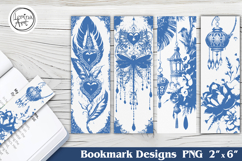Monochrome Printable Bookmark 4 PNG Product Image 1