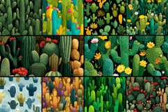 Mushroom Forest Seamless Pattern Product Image 2