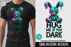 Zombie Toy. Bunny. PNG sublimation Product Image 1