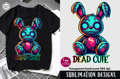 Zombie Toy. Bunny. PNG sublimation Product Image 1