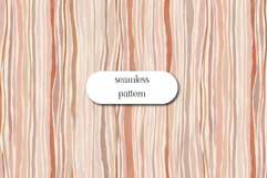 Neutral Wavy Stripe Seamless Pattern Beige Terracotta JPG Product Image 1