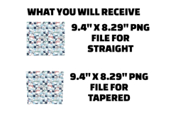 Cute Winter Ghost Tumbler Wrap PNG Product Image 2