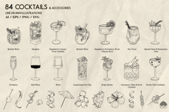 84 Cocktails Illustrations Svg Png Eps Product Image 4