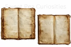 Books, Ephemera, PNG, Junk Journal, Vintage, clipart 1 Product Image 2