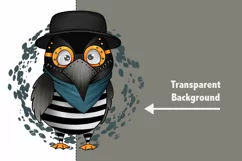 Halloween T Shirt Sublimation PNG Plague Mask Bird Product Image 2