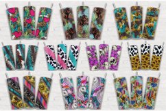 Western Tumbler 20oz Skinny Straight Sublimation files Product Image 2